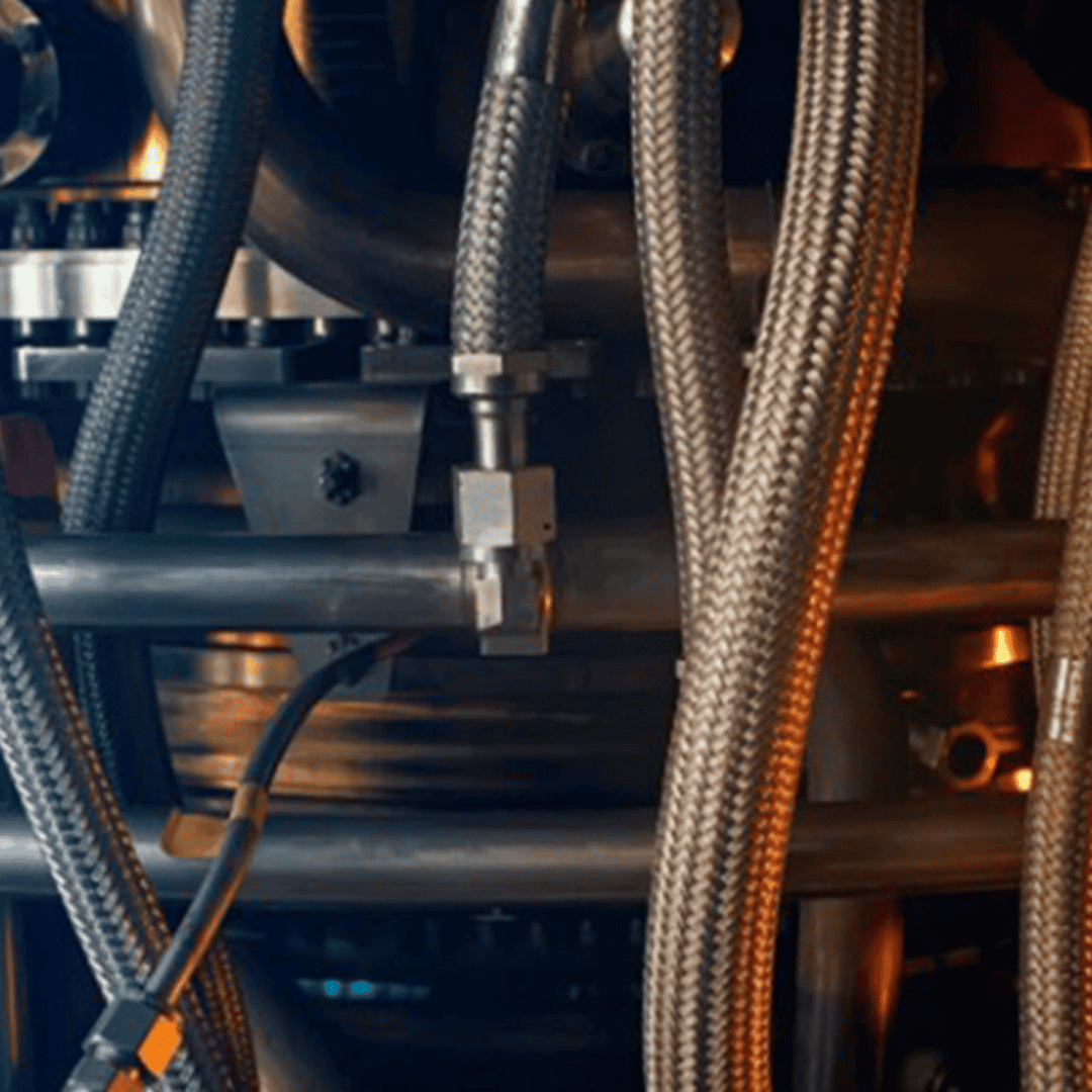 Tubo flexível em aço inox LFC Inox com trama metálica