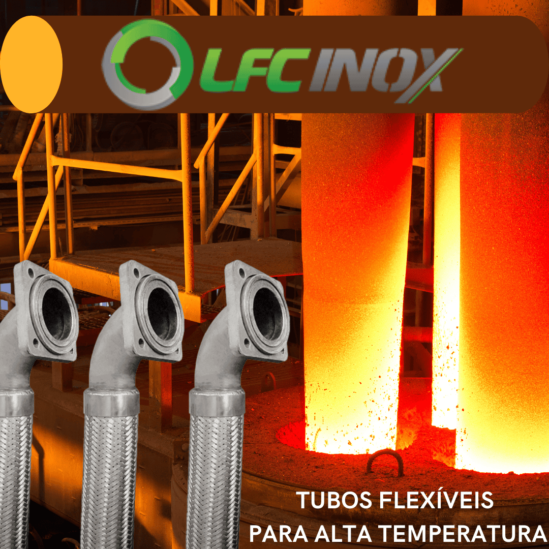 tubo flexível inox sanfonado para aplicações industriais